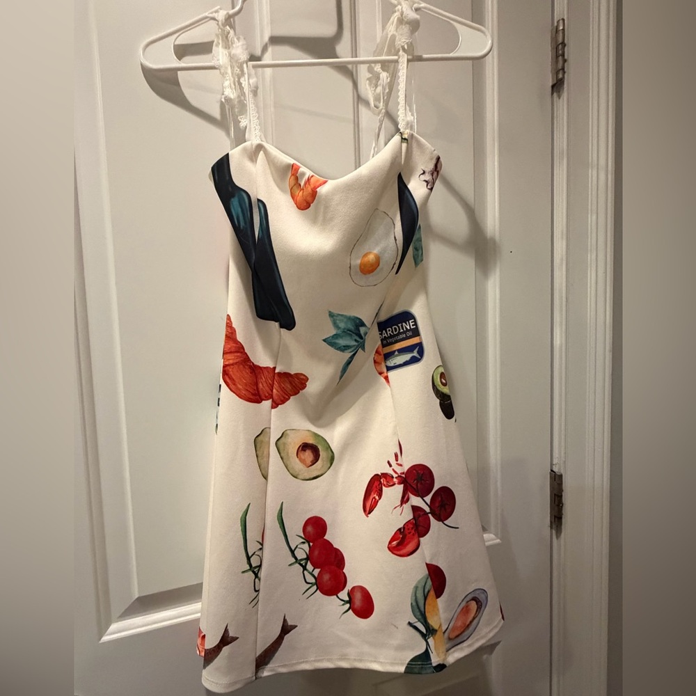 Colorful Printed Mini Dress